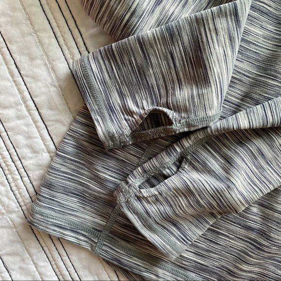 Z by Zella Girl Half Zip Pullover in Space Dye Grey and Neon Pink sz 4 - Picture 4 of 4